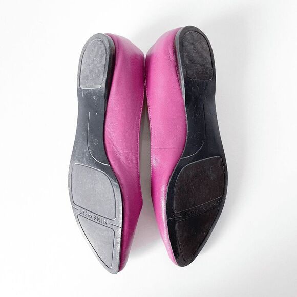 Nine West Womens Slip On Pointed Toe Speakup Ballet Flats Magenta 6.5 - Picture 6 of 8